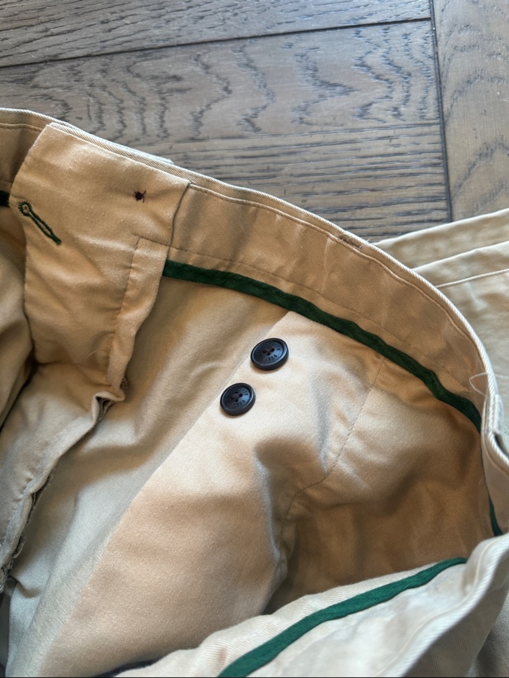 Orvis Men’s Ultimate Khakis Flat Front Chino Pants 8K4Y Tan - Picture 10 of 11